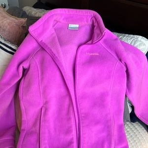 Kids Columbia Fleece Jacket. Size kids Large.